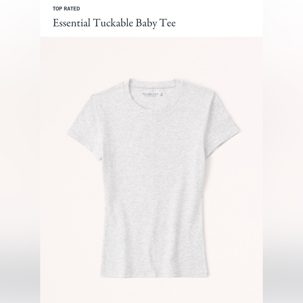 Abercrombie and Fitch Soft A&F Essentials Tee
